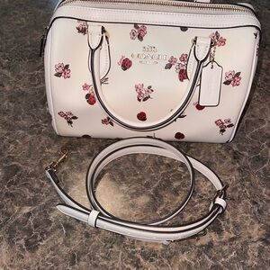 Coach Rowan Ladybug Bag with Floral Print